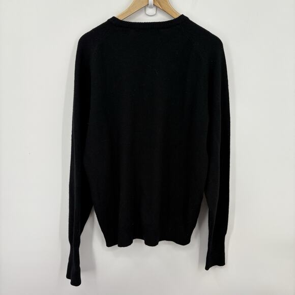 Vintage Cashmere Sweater Mens Large Pullover Minimalist Luxury Old Money Preppy - Picture 6 of 6